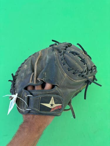 Black All Star Pro Elite RH Catcher's Baseball Glove 33"