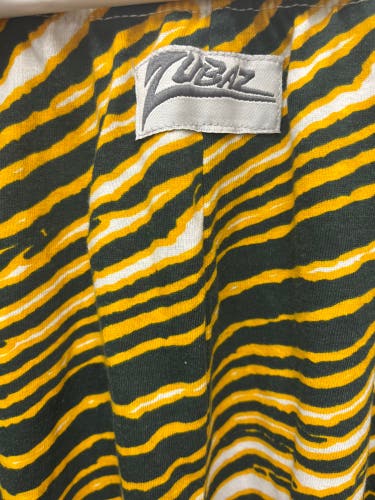 Zubaz NWT Men’s XL Green/Gold Zebra Printed Lounge Pants 37”-40” Waist