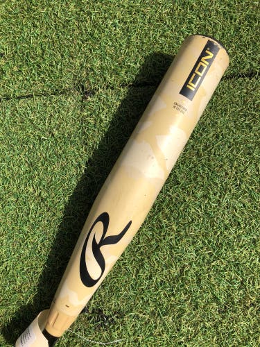 2025 Rawlings Icon Composite Bat USABat Certified (-10) Composite 20 oz 30" (Used)
