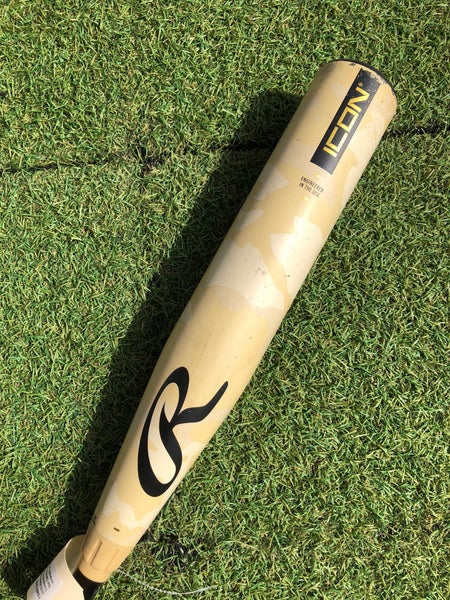 2025 Rawlings Icon Composite Bat USABat Certified (-10) Composite 20 oz 30" (Used)