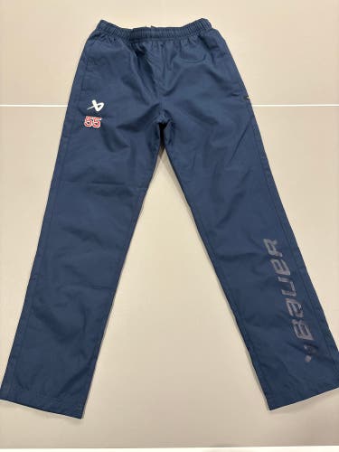 Blue Medium Boys Bauer Warm Up Pants (New)