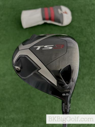 Titleist TS3 8.5 Driver w Headcover / Stiff