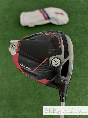 Taylormade Stealth 2 9.0 Driver w Headcover / Stiff
