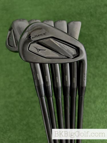 Mizuno JPX 925 Hot Metal Black Iron Set 6-G / MMT 85 Stiff Graphite