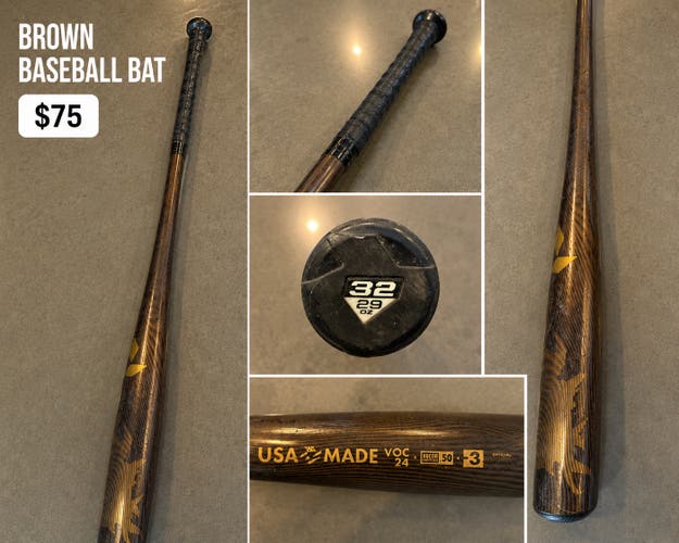 2021 DeMarini Voodoo Raw BBCOR Certified Bat (-3) 29 oz 32" (Used)