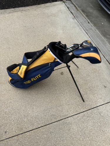 Junior Top Flite XLj Right Handed Clubs (Full Set) Junior 7 Pieces (Used)