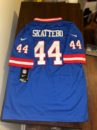 #44 James Skattebo Stitched Royal Blue Alternate NFL Football JerseY