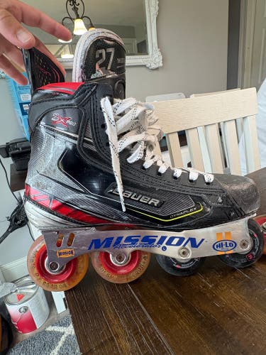 Bauer Vapor 2X Pro Inline Skates Wide Width Size 10.5 (Used)