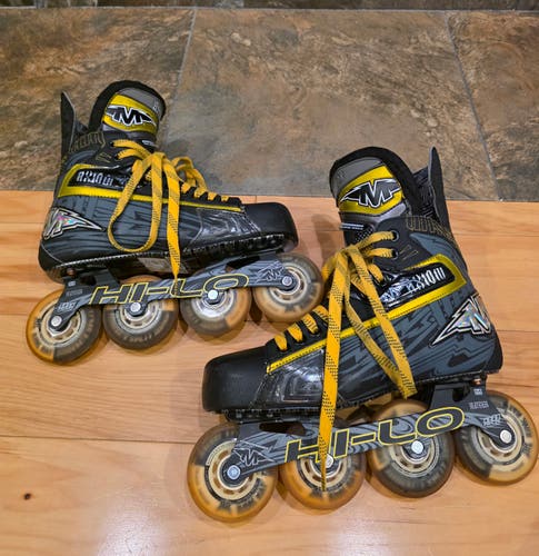 Mission Axiom T8 Inline Roller Hockey Skates Size 8D