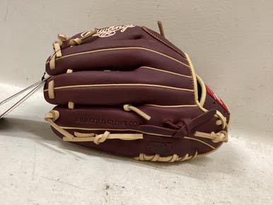 Used Rawlings S1175mts Bb Sb Glove Rh Throw Maroon 11 3 4" 11725-s000503056
