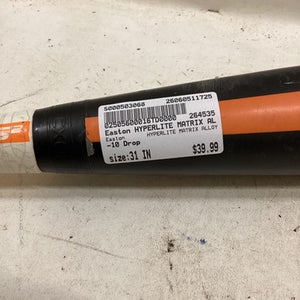 Used Easton Hyperlite Matrix Alloy Bb Sb Usssa 2 5 8 Bat 31" 11725-s000503068