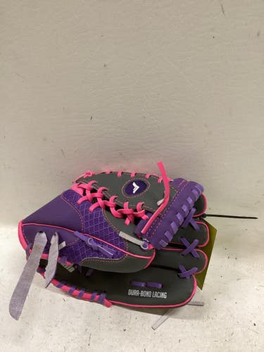 Used Franklin 22448-9.5 Bb Sb Glove T-ball Grey And Pink 9 1 2" 11725-s000503106