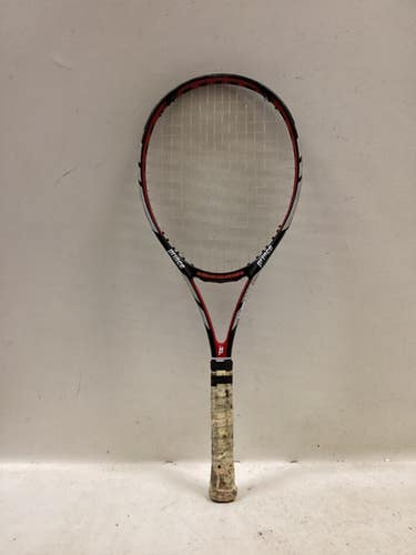 Used Prince Warrior 100l Esp Adult Tennis Racquet Black 4 3 8" 11725-s000503128