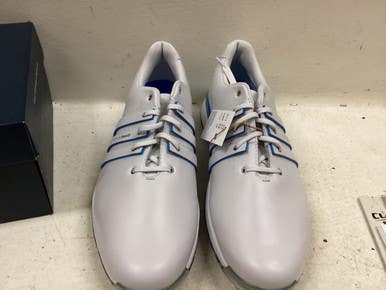 Used Adidas Tour 360 Mens Golf Shoes Royal Blue And White Senior 12 11725-s000503260