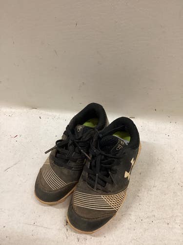 Used Under Armour Bb Cleat Bb Sb Cleats Black Youth 10.0 11725-s000502642