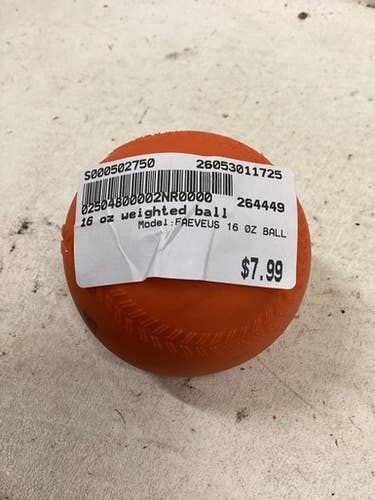 Used Faeveus 16 0z Ball Bb Sb Training Aid 11725-s000502750