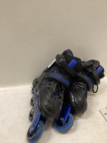 Used Schwinn Adj 8-9.5 Inlines Senior Rec Fitness Skates Black Adjustable 11725-s000503315