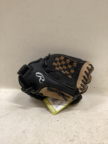 Used Rawlings Pm105rb Bb Sb Glove T-ball Black And Tan 10 1 2" 11725-s000503428