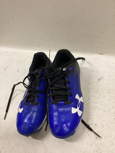 Used Under Armour Baseball Cleat Bb Sb Cleats Royal Blue Junior 01.5 11725-s000503510
