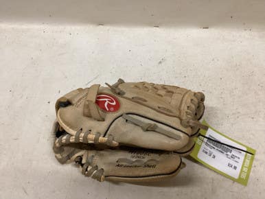Used Rawlings H100bc Bb Sb Glove Rh Throw Gold 10" 11725-s000502846