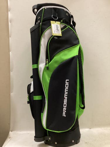 Used Prosimmon Mens Cart Bag Black And Neon Green 11725-s000502956