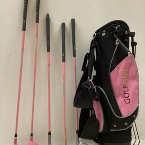 Used Golf Girl Jr Package Set Lh Pink 6 Piece 11725-s000502991
