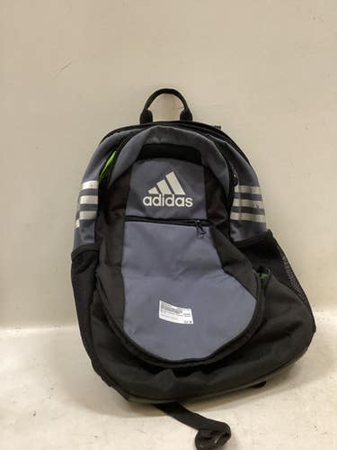 Used Adidas Soccer Player Sackpack Black And Grey 11725-s000503534