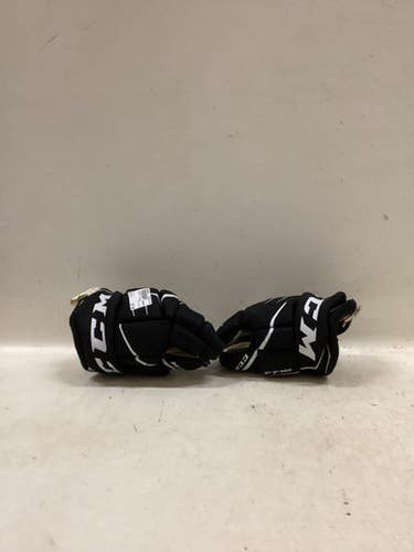 Used Ccm Ft350 Junior Gloves Black 12" 11725-s000503539