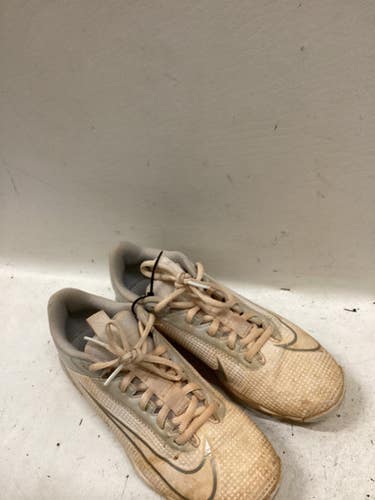 Used Nike Vapor Bb Bb Sb Cleats White And Silver Junior 04.5 11725-s000503665