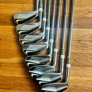 Rare Nike Vapor Pro Left Hand Iron Set Stiff Flex 3-PW (Used)
