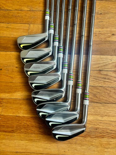 Rare Nike Vapor Pro Left Hand Iron Set Stiff Flex 3-PW (Used)