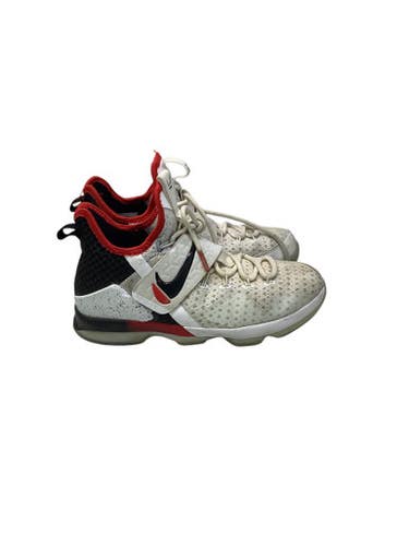 Used Nike Basketball Shoes M White Youth 06.5 11347-s000238409
