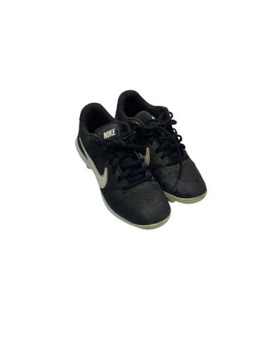 Used Nike Blk Wht Bb Cleats Bb Sb Cleats Black And White Junior 02.5 11347-s000246127