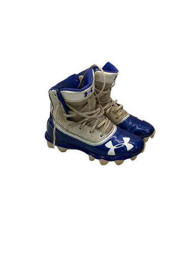 Used Under Armour Highlight Jr Fb Cleats Royal Blue Junior 04.5 11347-s000243814