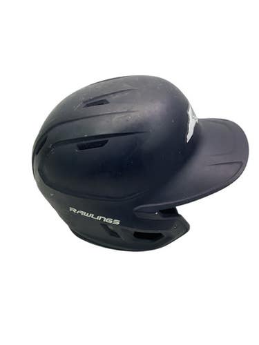 Used Rawlings Mach Ext Sr W Jaw Guard Batting Helmet W Mask Navy Blue L Xl 11347-s000244212