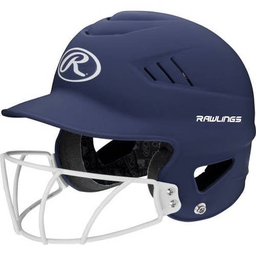 New Rawlings Coolflo Batting Helmet W Mask 11602-coolflo