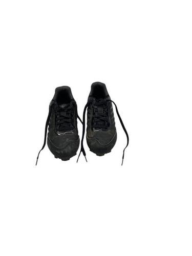 Used Blk Gry Bb Cleats Bb Sb Cleats Black And Grey Junior 02 11347-s000240688