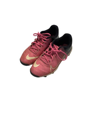 Used Nike Diamond Softball Bb Sb Cleats Pink Junior 04.5 11347-s000241474