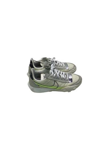 Used Nike Waffle Racer 2x Summit White Volt Running X-train Shoes W White Senior 9 11347-s000256923