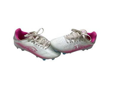 Used Lotto Soccer Cleats White Junior 01 11347-s000256126