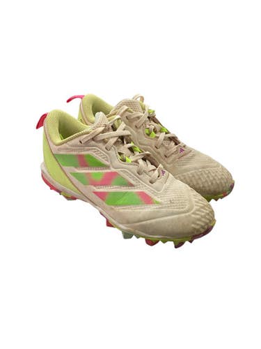 Used Adidas Adizero Instinct Bb Sb Cleats White Junior 03 11347-s000256362