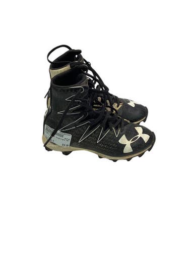 Used Under Armour Jr Fb Cleats Black Junior 02.5 11347-s000235496