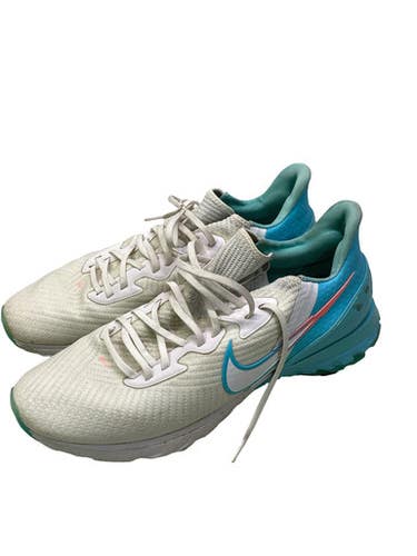 Used Nike Air Zoom Mens Golf Shoes Carolina Blue And White Senior 13 11347-s000247536