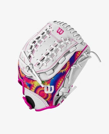 New Wilson Flash Rh Throw Fastpitch Gloves 11347-flash