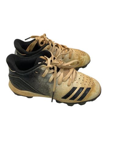 Used Adidas Blk And White Bb Sb Cleats Black And White Youth 13.0 11347-s000242362