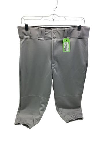 Used Easton Baseball Pants Knicker Gray Lg Bb Sb Pant Mens Grey Lg 11347-s000253960