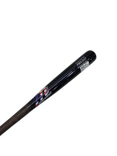 Used Marucci Handcrafted Pro Cut Baton Rouge La Bb Sb Wood Bat Black 33" 11347-s000257836