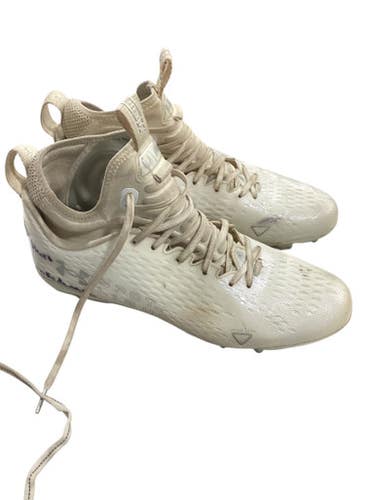 Used Under Armour Adult Fb Cleats White Senior 10 11347-s000258219