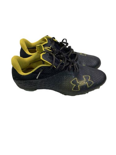 Used Under Armour Adult Fb Cleats Black And Gold Senior 11 11347-s000236306