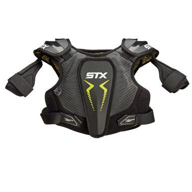 New Stx Stallion 200 Lacrosse Shoulder Pads Black Md 11347-stxspt2md